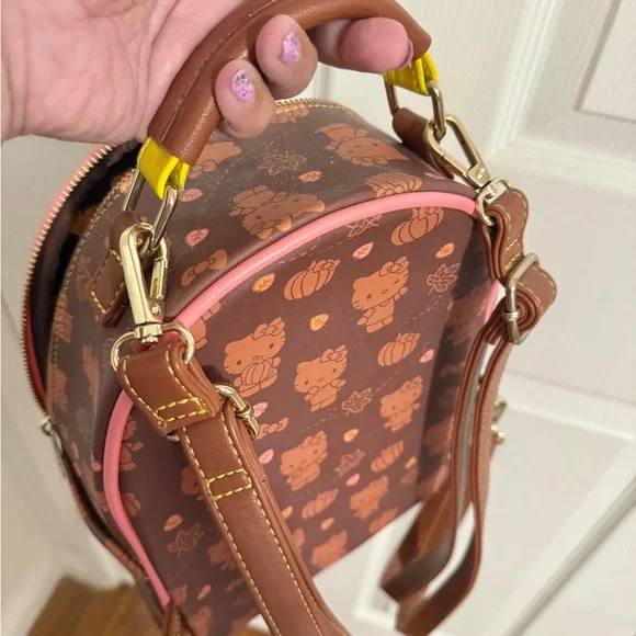Loungefly Hello Kitty Pumpkin Spice Mini Backpack - Picture 3 of 5